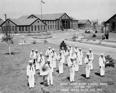 Navy Band Great Lakes - 1945